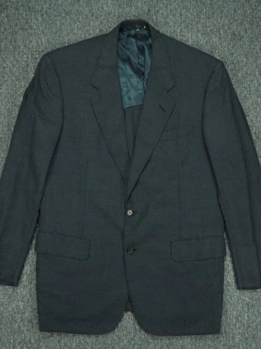 Report Oxxford Clothes Blazer Mens 42R Blue Renaissance Wool Super 100s Comfort